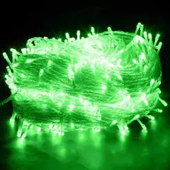 LIENXO - String Luces de Navidad LED 10 Metros Luz Verde 120 Voltios Ip44
