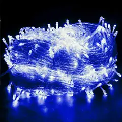 LIENXO - String Luces de Navidad LED 10 Metros Luz Azul 120 Voltios IP44