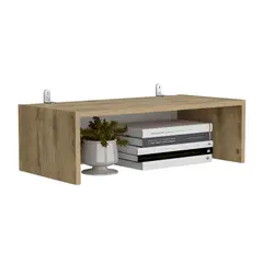 VIRTUAL MUEBLES - Complemento Biblioteca Home 19x63x30 Macadamia