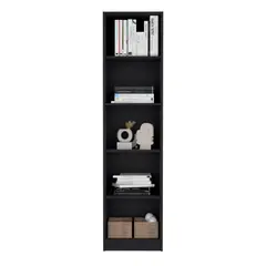 VIRTUAL MUEBLES - Combo Home Eco Wengue Incluye 2 Bibliotecas