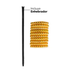 HALUX - Marcador Cable Mix Letras A-B-C-L-R-S-T-X-Y-Z