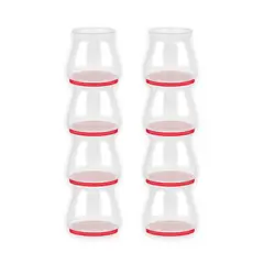 ENERGY PLUS - Set X8 Protectores en Silicona para Patas de Sillas o Muebles