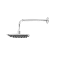 YARDEN - Ducha Regadera de Plato Cuadrado 8'' Acabado Cromado