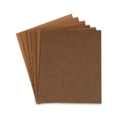 TOOLCRAFT - Set por 25 Lijas para Madera Grano 60 En Papel Kraft
