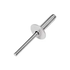 TOOLCRAFT - Set por 50 Remaches 1/8'' x 3/8'' As46 Tapa de 1/4''