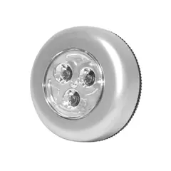 FULGORE - Set por 2 Luces Led Multiusos para Pegar Redondas de 70 mm