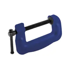 TOOLCRAFT - Prensa Tipo C de 2.1/2 Pulgadas Troquelada de Uso Ligero