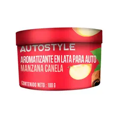 AUTOSTYLE - Ambientador En Lata En Gel Manzana Canela X100 Gramos