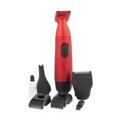 VIVITAR - Afeitador Corporal para Hombre 3 Cabezales Rojo