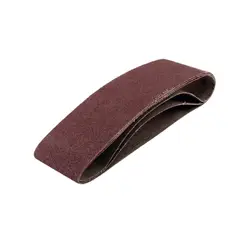 TOOLCRAFT - Set por 3 Lijas de Banda 4'' x 24'' Grano 120