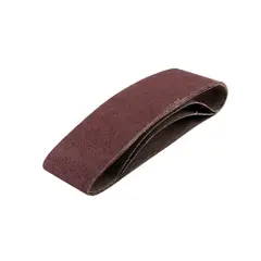 TOOLCRAFT - Set por 3 Lijas de Banda 3'' x 21'' Grano 120