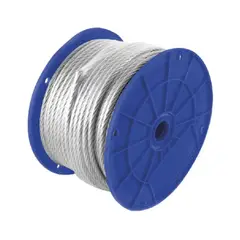 TOOLCRAFT - Cable de Acero Cubierto Pvc 75 m Carga 417 kg