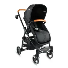 BEBESIT - Coche para Bebé Tipo Moises Alfa Negro