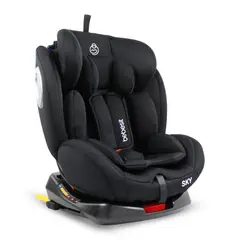 BEBESIT - Silla para Carro Bebé Asiento Auto Grupo 0-1-2-3 Sky 360 Isofix Negro