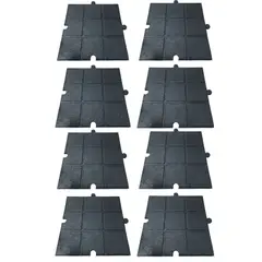 CMARKET - Tapete Piso Lamina En Caucho X8 Und Cuadriculado Trafico Pesado 50x50x1cm