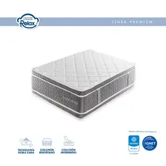 undefined - Colchón Sleep Sense Resortado Semidoble 120x190x35cm