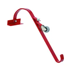 QUALCRAFT - Gancho para Escalera Con Rueda de Acero