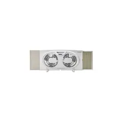 LASKO - Ventilador Ventana Doble 2 Velocidades Blanco 18cm