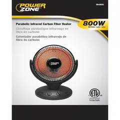 POWERZONE - Calefactor Parabólico Oscilante