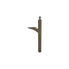 GIBRALTAR MAILBOXES - Poste de Acero Aluminio Vbronce Landover