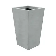 TUMATERA - Matera En Cemento Piramidal Lisa 55 Cm Gris
