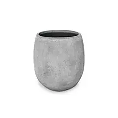 TUMATERA - Matera En Cemento Cónica Lisa 60 Cm Gris