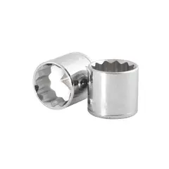TOOLCRAFT - Copa Milimétrica 11 mm de 12 Puntas Mando 3/8 Pulgadas