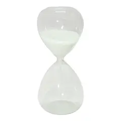 JUST HOME COLLECTION - Reloj Arena Vidrio 8X20 Cm Blanco Cronos