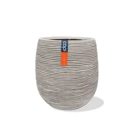 TUMATERA - Matera Egg Rib 40 cm Marfil