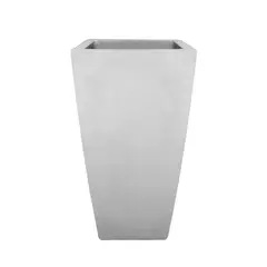 TUMATERA - Matera En Cemento Piramidal Lisa 61 Cm Gris
