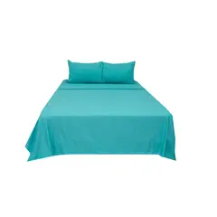 HOMETEX - Sábana King Natural Jade
