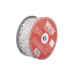 WOLFOX - Cadena Plástica de 25 m Blanca Espesor 5/16''