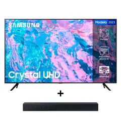 SAMSUNG - Combo Tv 50" Crystal + Barra De Sonido 2.0 Ch