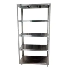 AMERICAN ACEROS - Estante en Acero American 5 Entrepaños 100X40X200