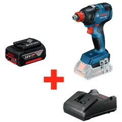 BOSCH - Llave de Impacto 18v Brushless 200n Gdx 18v-200 + 1 Bateria + Cargador