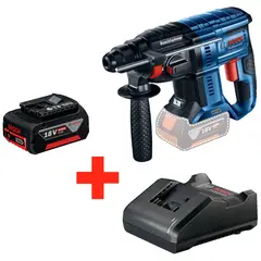 BOSCH - Taladro Rotomartillo SDS-plus 18v 2j Brushless Gbh 180 + 1 Bateria + 1 Cargador