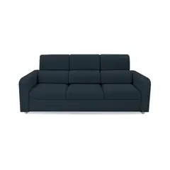 HOGAR VENECIA - Sofá 3 puestos Bethel Tela 95x207x90 Plomo