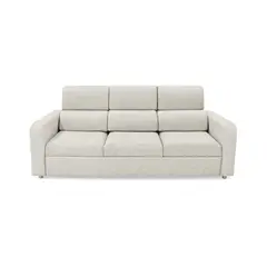 HOGAR VENECIA - Sofá 3 puestos Bethel Tela 95x207x90 Taupe