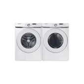 SAMSUNG - Combo Lavadora Wf20t6000aw/Co + Secadora Dvg20t6000w/Co 20 Kg Carga Frontal Blanco
