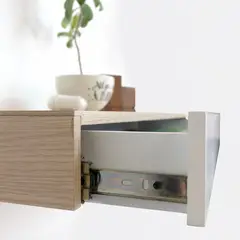 ARTECMA - Repisa Flotante con Cajón 8x80x28.5 Set X 6 Unidades