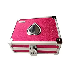 VAULTZ - Caja De Seguridad Multiuso Con Cerradura De Llave Fucsia Brillante 6 cm X 14 cm X 4.36 pulgadas