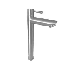 INKORPORAR - Grifería Single Acero Inox Alta Agua Fria Consumo 7.5 l/min