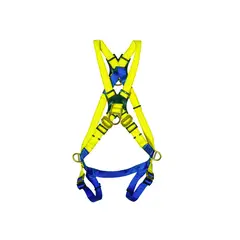 EPI - Arnés Estándar Tipo x de 4 Argollas Multipropósito Con Argolla Frontal para Detención de Caídas