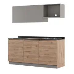 CORONA - Cocina Integral Bilbao 1.80 Metros Izquierda Sencilla con Mesón SinterdStone