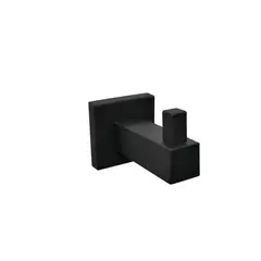 INKORPORAR - Accesorio baño perchero Show negro metalico