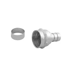 FULGORE - Set 100 Plug Tipo Campana para Cable Coaxial Rg59