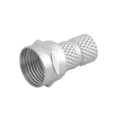 FULGORE - Set 100 Plug para Enroscar para Cable Coaxial Rg59