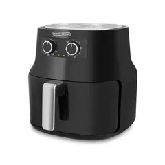 BLACK+DECKER - Freidora de aire de 4.5 Litros HF4004B Negra