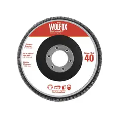 WOLFOX - Disco Flap de 7 Pulgadas Grano 120 para Desbaste y Pulido