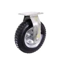 TOOLCRAFT - Rodachina Rueda Neumática 10'' 150 kg Placa Fija